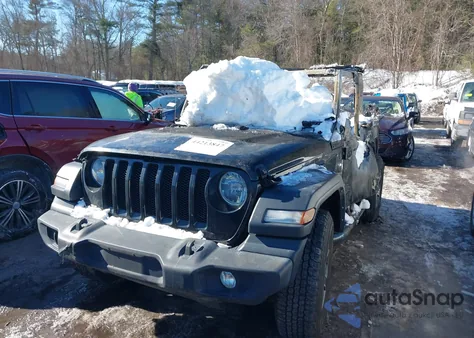 2021 Jeep Wrangler Sport S 4X4 z USA, uszkodzony, nr VIN 1C4GJXAG3MW797721